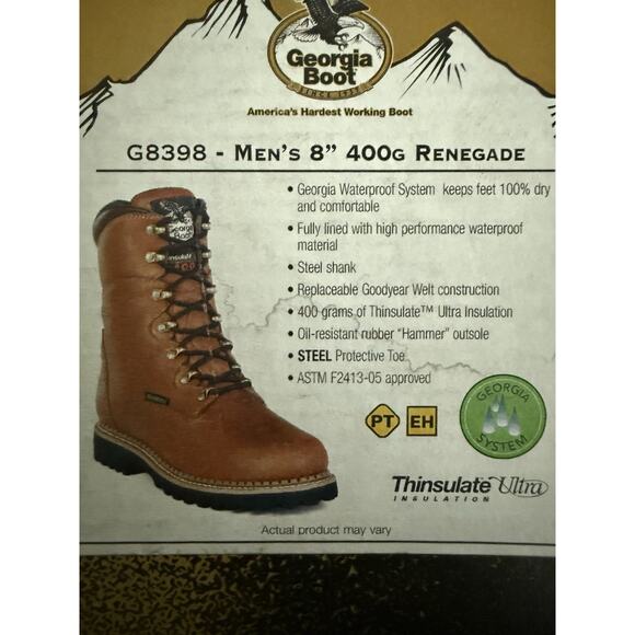 Georgia Boot Mens 8\
